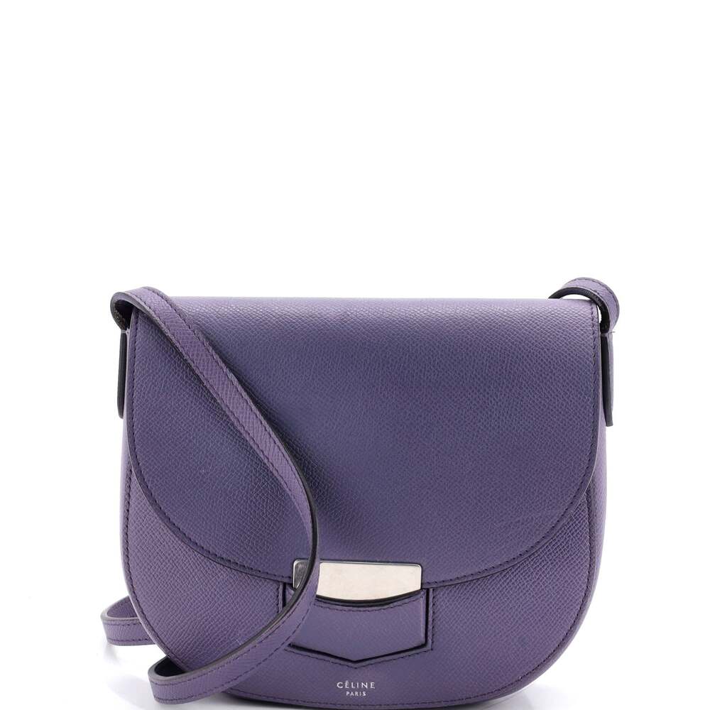 Celine Trotteur Crossbody Bag Grainy #336940C78B